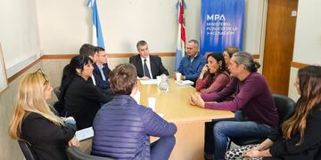 El Fiscal Regional Carlos Vottero recibió a los concejales de Rafaela