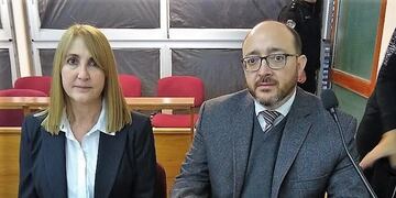 Los fiscales Fabiana Bertero y Guillermo Loyola