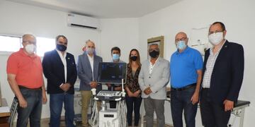 Ecógrafo donado al Hospital Municipal