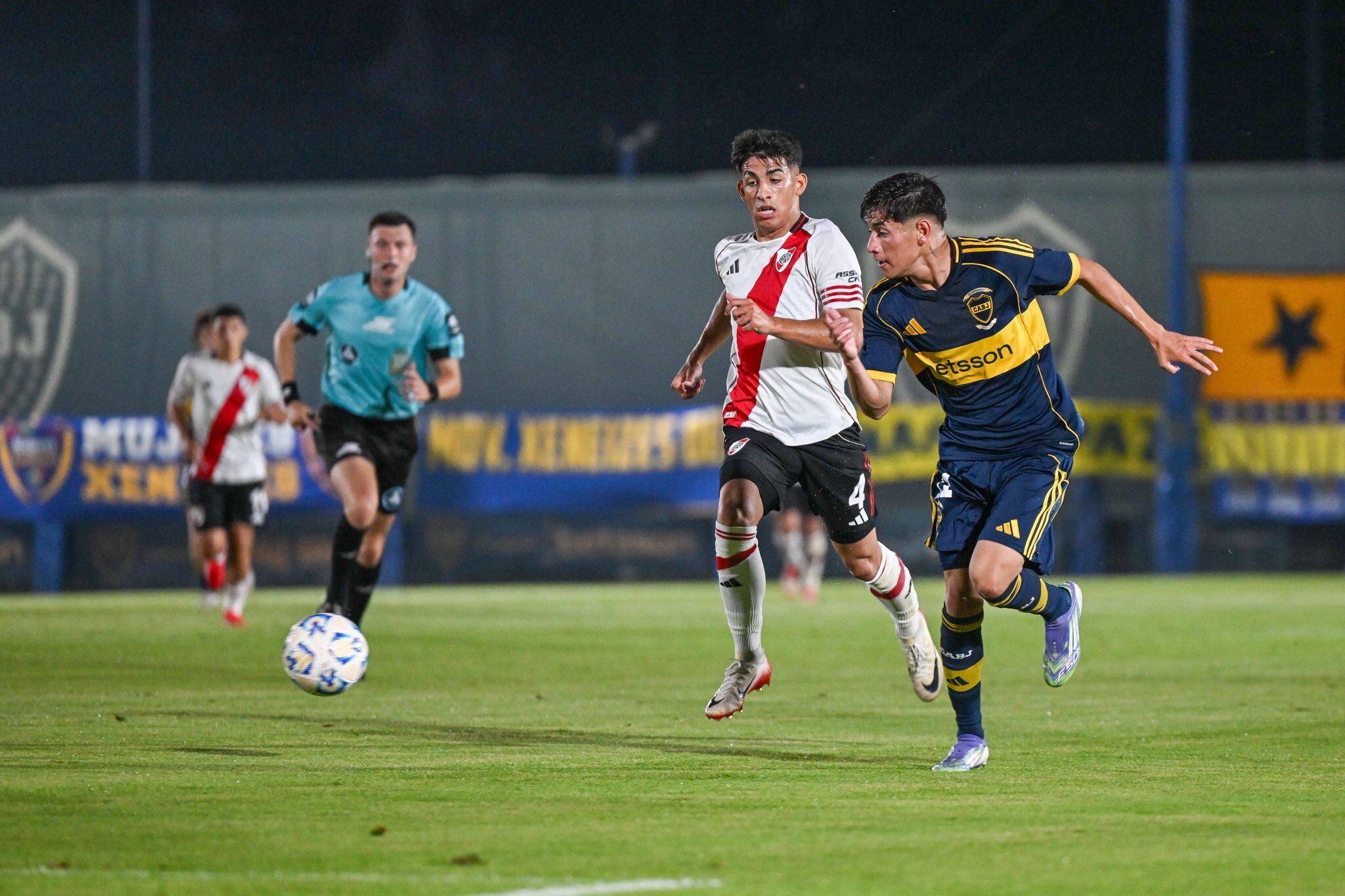 Boca le ganó a River y se quedó con el superclásico de Reserva. (Gentileza Copa Proyección)
