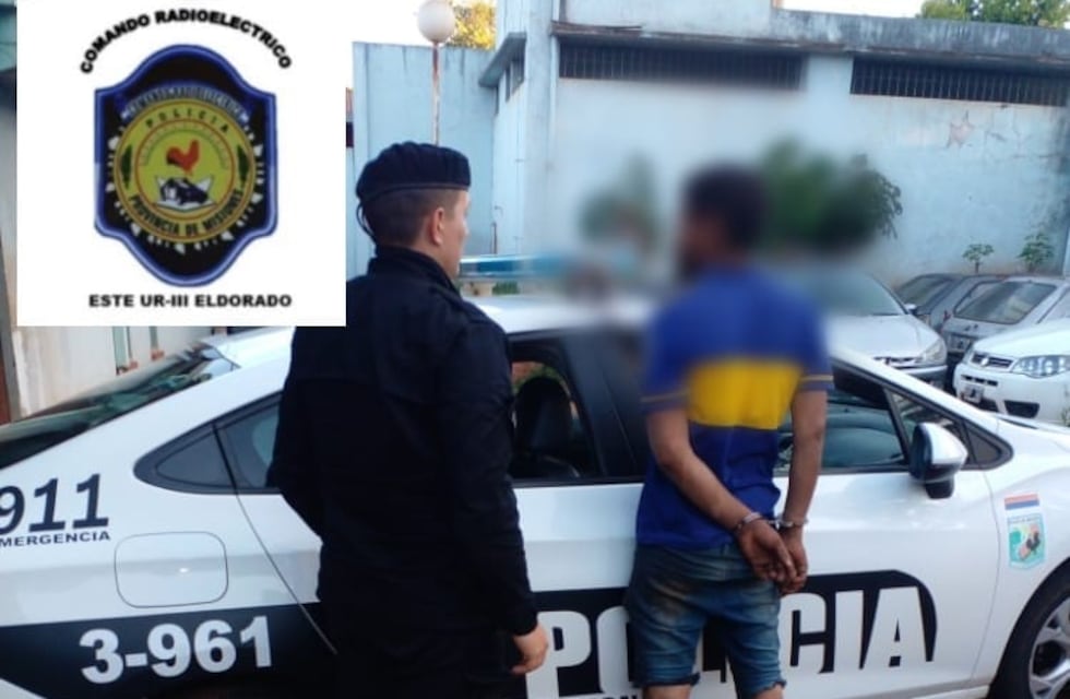 Joven fue detenido en Eldorado tras la sustracción de cables