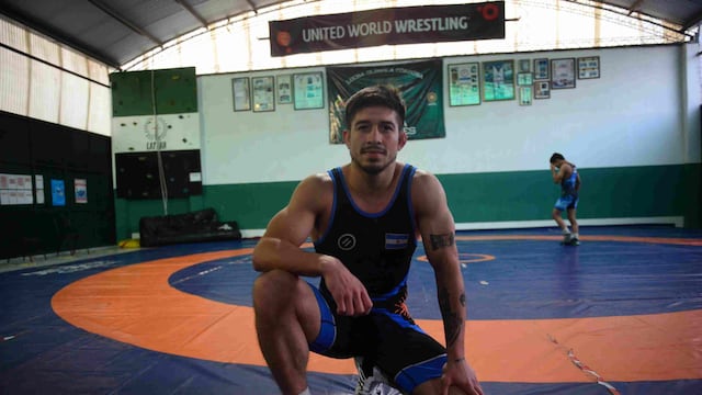 El cordobés Agustín Destribats será el representante argentino en la categoría 65 kilos de la lucha en los Juegos Olímpicos de Tokio. (Javier Ferreyra / La Voz)