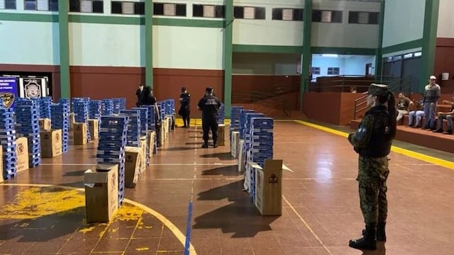 Desmantelan un operativo de contrabando en una zona rural de San Pedro.