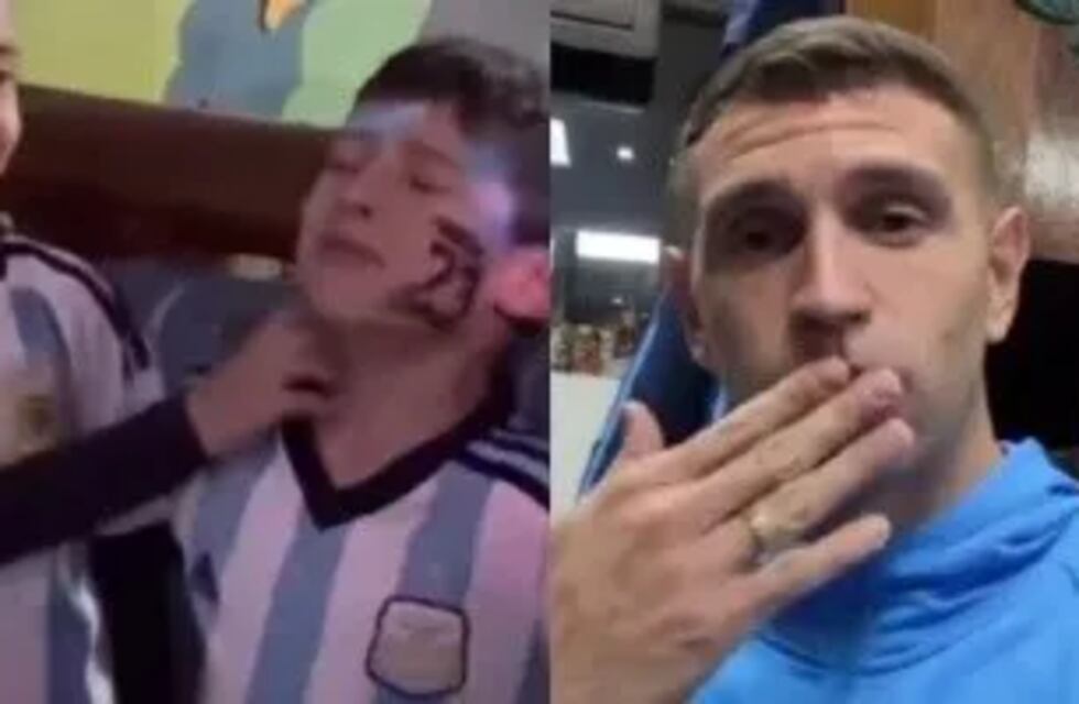 El Dibu Martínez saludó a un chico por su cumpleaños y lo emocionó hasta las lágrimas
