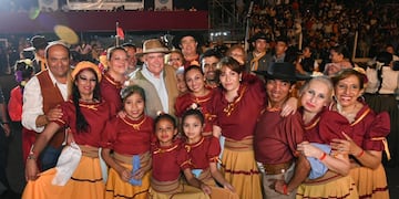 En la Fiesta Nacional e Internacional del Caballo.