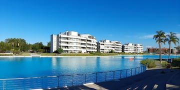Una vista de la laguna de Lagoon Pilar.