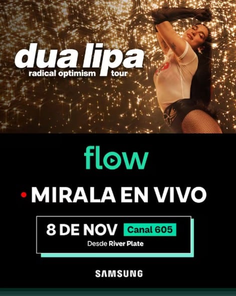 Dua Lipa en Argentina