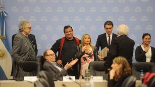 La subsecretaria de Ingresos Públicos, Claudia Balestrini, en la Comisión de Presupuesto y Hacienda (Foto: Federico López Claro)