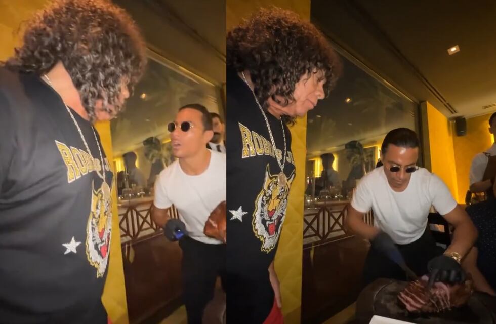 Video: la Mona es Mundial; alentó a la Selección y se dio con todos los gustos