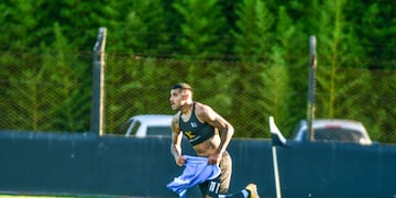 Con tres goles y medio (uno, a medias con un defensor de Atlanta), Adrián Balboa es el goleador de Belgrano.