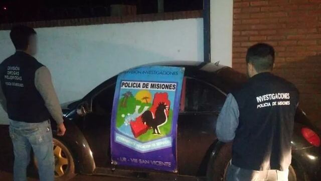Secuestraron en San Vicente un auto robado en suelo bonaerense.