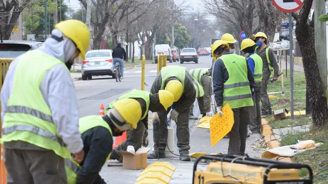 Continúa la obra de ciclovías y ciclocarriles