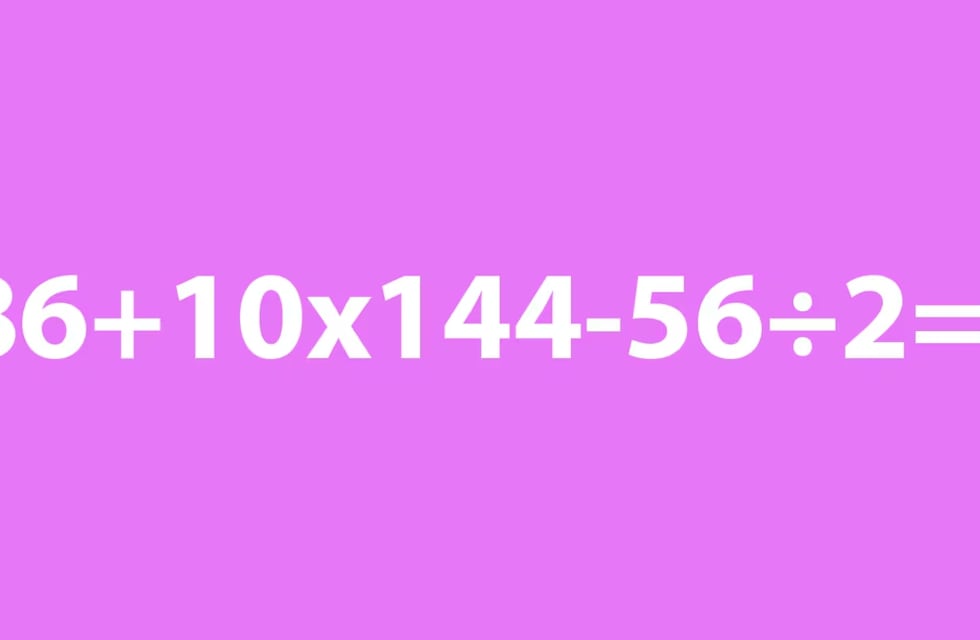 La cuenta matemática que pocos pueden resolver: cuál es el resultado correcto