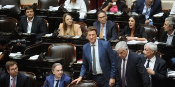 Diputados de Hacemos Coalición Federal, el bloque presidido por Miguel Pichetto (Foto: Federico López Claro)