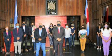 Las autoridades de la Universidad Nacional de Santiago del Estero (UNSE) recibieron al titular de UPCN Jujuy para la firma del convenio.
