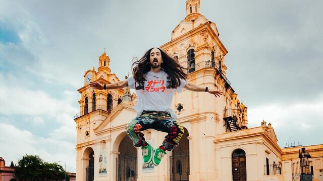 Luego de presentarse en Cosquín Rock, Steve Aoki pasó por la ciudad de Córdoba.