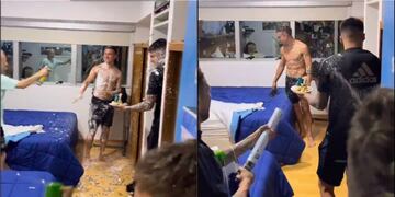 La Joya fue sorprendido por varios jugadores de la Selección Argentina.