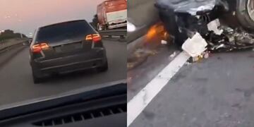 El antes y después de la imprudencia en General Paz