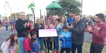 Obras en la plaza Monseñor Romero del barrio 2 de abril