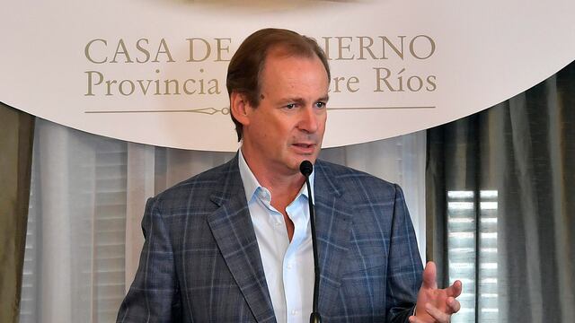 El gobernador de Entre Ríos, Gustavo Bordet.