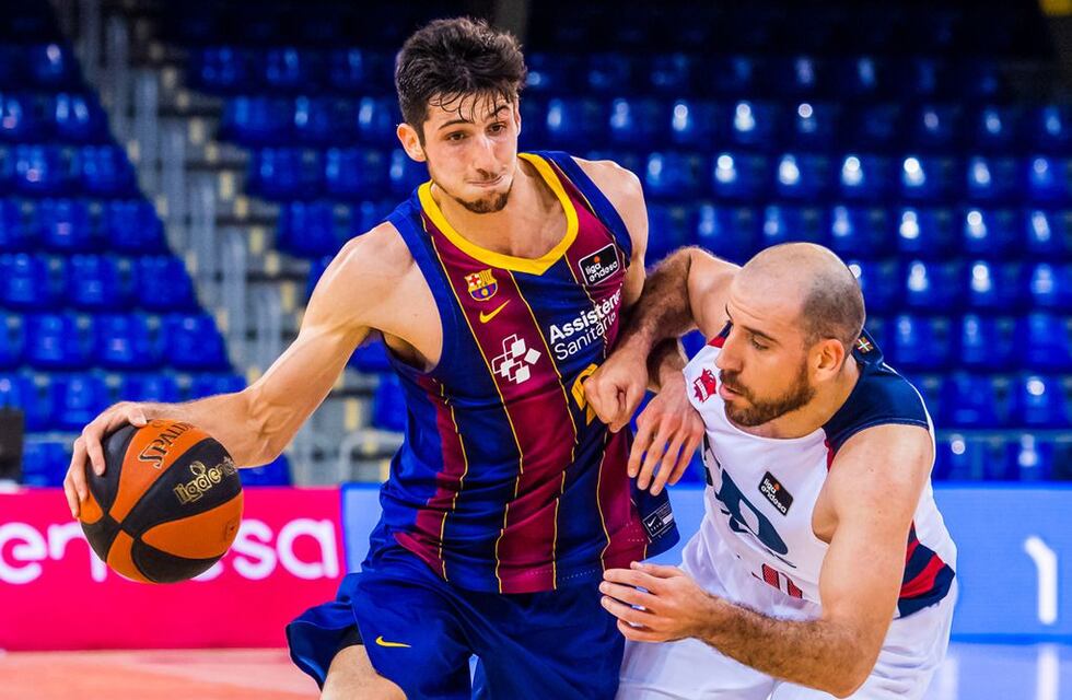 Leandro Bolmaro otra vez figura en el triunfo del Barcelona por Liga ACB
