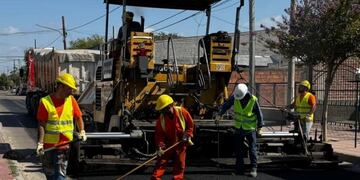 Comienzan los trabajos de repavimentación  en calle Paso.
