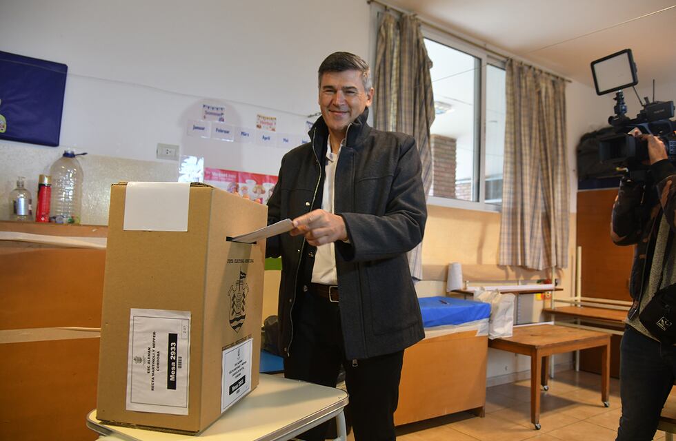 Elecciones municipales en Córdoba 2023: Daniel Passerini votó y afirmó que la ciudad “se está transformando”