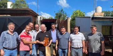 Intendentes misioneros junto a Hugo Passalacqua