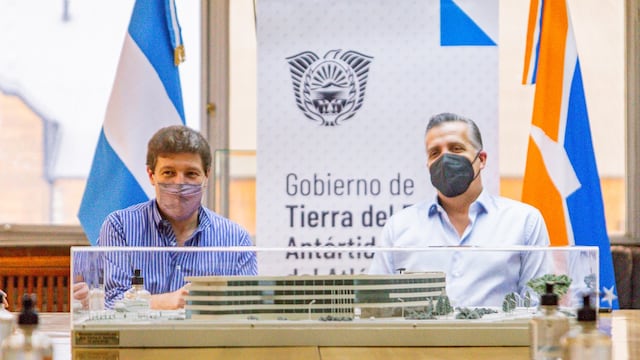 Gustavo Melella recibió el proyecto para la construcción de un nuevo hotel en Ushuaia