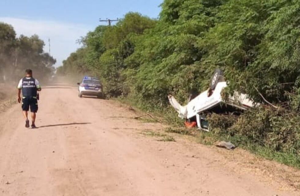 Balnearia: se accidentaron con una camioneta robada en Arroyito