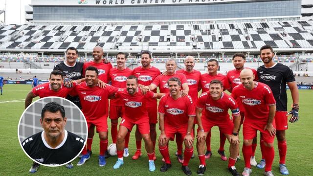 Darío Sala, ex arquero de Belgrano, en el equipo de las Leyendas edición 2022.