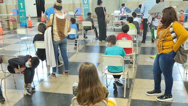 La vacunación en menores avanza en el país y en la provincia.