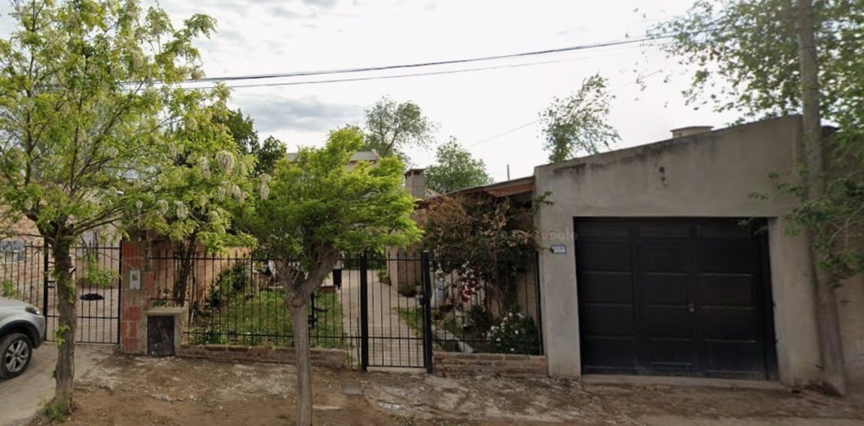 La vivienda donde fueron hallados los cuerpos del doble femicidio de Bahía Blanca