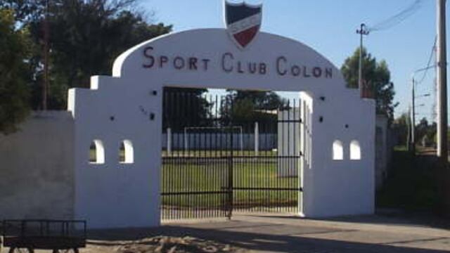 La cancha del club Colón, de la Liga Villamariense de Fútbol.