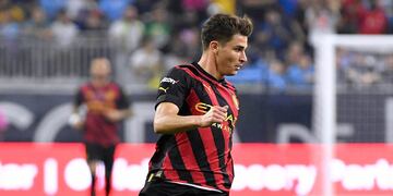 El cordobés Julián Álvarez en acción con la camiseta del Manchester City en el partido contra el América de México. (@ManCity)