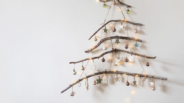 Decoraciones sustentables para estas fiestas