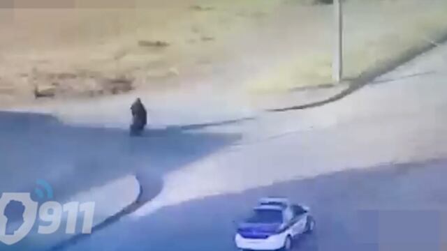 Persecución en Villa Bustos, con dos detenidos (Captura de video).