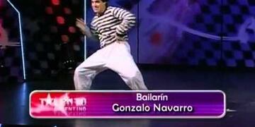 Navarro en "Talento Argentino".