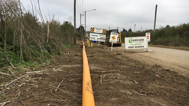 Así es la extensión de la red de gas en Tandil