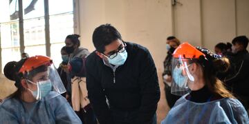El ministro de Salud, Diego Cardozo, pidió a las personas que se acerquen a los operativos de investigación para detectar casos en el interior de Córdoba (Fotografia Pedro Castillo).