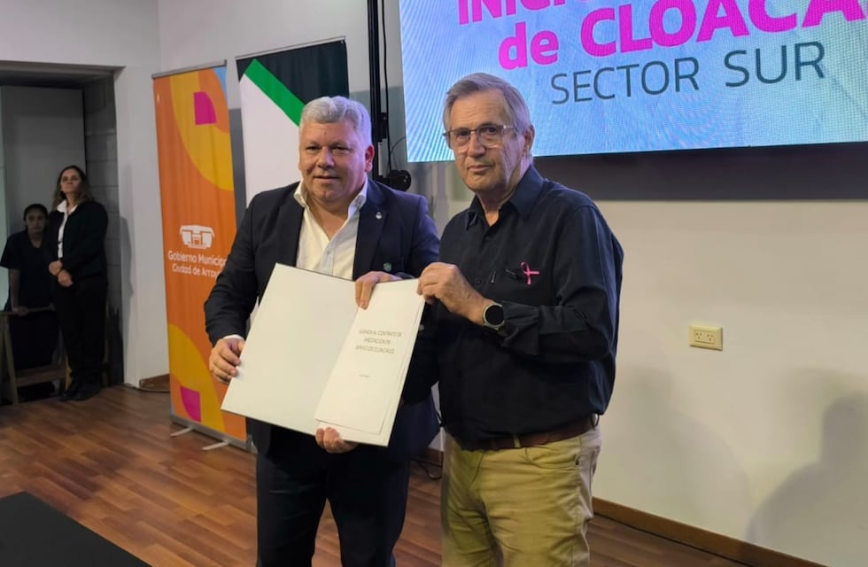 El Municipio celebra la adjudicación de la obra de cloacas del sector sur de Arroyito