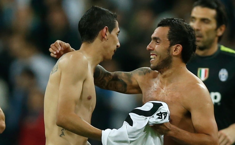"Fideo" y "Apache". El delantero de Rosario Central y el DT de Talleres fueron compañeros en selección y rivales en clásicos europeos como Real Madrid y Juventus. No será el único abrazo, habrá varios.