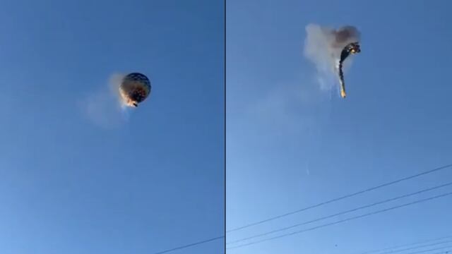 Tragedia en Brasil: un globo aerostático se prendió fuego con 22 personas a bordo