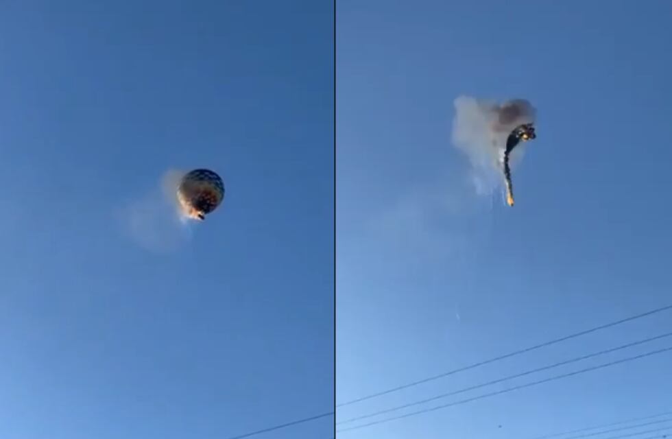 Video|Tragedia en Brasil: un globo aerostático se prendió fuego con 22 personas a bordo
