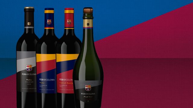 En la línea FC Barcelona se elaboraban 150.000 botellas de los cuatro vinos. - Imagen web