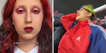 Quién es Irina Maquilla, la glamorosa hincha del Rojo