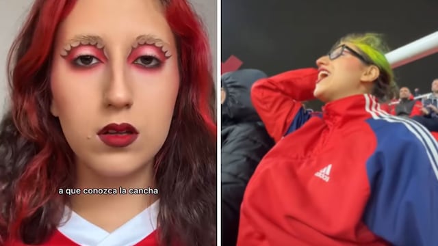 Quién es Irina Maquilla, la glamorosa hincha del Rojo
