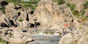 Un turista se fracturó la nariz tras tirarse al río. (Foto: Agencia Córdoba Turismo)