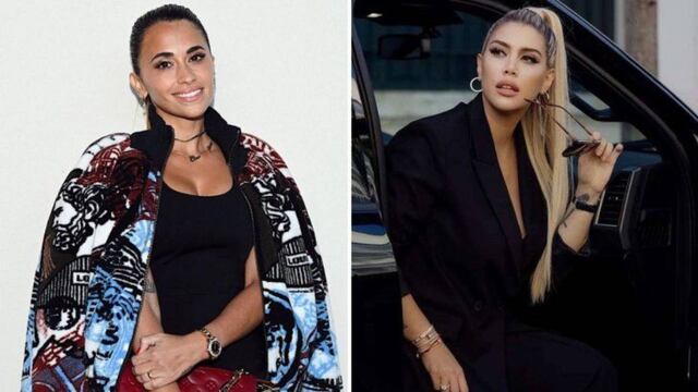 Antonela Roccuzzo y Wanda Nara juntas