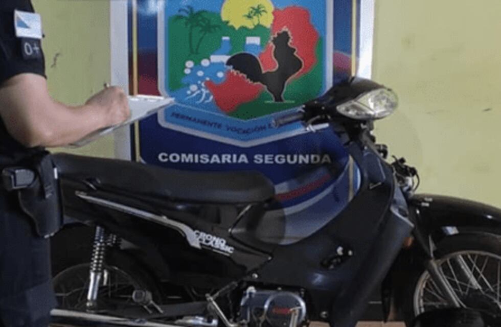 Lograron recuperar otra motocicleta robada en Puerto Iguazú